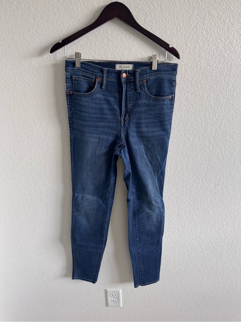 Madewell Skinny Jeans in Indigo Blue Wash
